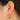 Push Back Stud Earring - brass - stainless steel stud - 18K Real Gold Plated - 6.2gr - MJ100662 - MinjuanRong