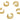 Cuff Earring - Brass - Zircon - 18K Real Gold Plated Brass - 4.5gr - MJ200463 - MinjuanRong