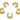 Cuff Earring - Brass - 18K Real Gold Plated Brass - 4.7gr - MJ200322 - MinjuanRong