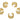 Cuff Earring - Brass - 18K Real Gold Plated Brass - 5gr - MJ200324 - MinjuanRong