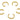 Cuff Earring - Brass - 18K Real Gold Plated BRass - 3.5gr - MJ200337 - MinjuanRong