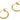 Hinged Back Earring - Brass - 18K Real Gold Plated Brass - 3.1gr - MJ200295 - MinjuanRong