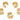 Cuff Earring - Brass - 18K Real Gold Plated Brass - 5.9gr - MJ200474 - MinjuanRong
