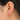 Push Back Stud Earring - Brass - Brass Stud - 18K Real Gold Plated Brass - 4.9gr - MJ201812 - MinjuanRong