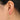 Push Back Stud Earring - Brass Stud - 18K Real Gold Plated - 5.7gr - MJ200001 - MinjuanRong