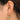 Hinged Back Earring - Brass - Stainless Steel Stud - Zircon - 18K Real Gold Plated Brass - 8.8gr - MJ201814 - MinjuanRong