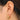 Push Back Stud Earring - Brass - 316 Surgical Stainless Steel Stud - 18K Real Gold Plated Brass - 6.3gr - MJ102123 - MinjuanRong