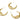 Push Back Stud Earring - brass - 316 Stainless Steel stud - 18k real gold plated brass - 13.2gr - MJ200037 - MinjuanRong
