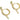 Huggie Hoop Wire Earring - Brass - Zircon - 18K Real Gold Plated Brass - 4.5gr - MJ200380 - MinjuanRong