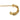 Push Back Stud Earring - Brass - 316 stainless steel stud - 18k real gold plated brass - 3.81gr - MJ201243 - MinjuanRong