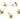Cuff Earring - Brass - Zircon - 18K Real Gold Plating - 1.2gr - MJ102384 - MinjuanRong