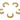 Cuff Earring - Brass - Zircon - 18k real gold plated brass - 4.2gr - MJ201705 - MinjuanRong