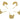 Push Back Stud Earring - Brass - 316 stainless steel stud - 18k real gold plated brass - 4.4gr - MJ200464 - MinjuanRong