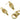 Push Back Stud Earring - brass - 925 silver stud - 18k real gold plated - 9.4gr - MJ200017 - MinjuanRong