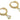 Huggie Hoop Wire Earring - Brass - Zircon - 18K Real Gold Plated Brass - 3.5gr - MJ201901 - MinjuanRong