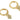 Lever back Earring - Brass - Zircon - 18k real gold plated brass - 3.1gr - MJ100874 - MinjuanRong