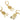 Leverback Earring - Brass - Zircon - 18K Real Gold Plated Brass - 2.4gr - MJ103993 - MinjuanRong