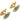 Huggie Hoop Wire Earring - Brass - Zircon - 316 stainless steel stud - 18k real gold plated brass - 8.1gr - MJ100860 - MinjuanRong