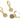 Lever back Earring - Brass - Zircon - 18k real gold plated brass - 3.8gr - MJ100872 - MinjuanRong