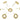 Push Back Stud Earring - Brass - 316 Stainless Steel Stud - 18K Real Gold Plated Brass - 3.7gr - MJ200453 - MinjuanRong