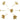 Push Back Stud Earring - Brass - 316 Stainless Steel Stud - 18K Real Gold Plated Brass - 3.2gr - MJ200434 - MinjuanRong