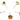 Push Back Stud Earring - Brass - 316 Stainless Steel Stud - 18K Real Gold Plated Brass - 4.37gr - MJ200877 - MinjuanRong