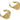 Push Back Stud Earring - brass - Stainless Steel Stud - 18k real gold plated - 10gr - MJ200043 - MinjuanRong