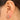 Push Back Stud Earring - Brass - 316 Stainless Steel Stud - 18k real white gold plated brass - 3.3gr - MJ102101 - MinjuanRong