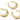 Hinged Back Earring - Brass - Steel Stud - 18k real gold plated brass - 12.5gr - MJ101993 - MinjuanRong