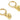 Lever back Earring - Brass - Zircon - 18k real gold plated brass - 3.9gr - MJ100869 - MinjuanRong