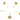 Push Back Stud Earring - Brass - Zircon - 925 silver stud - 18k real gold plated brass - 2.86gr - MJ201133 - MinjuanRong