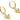 Leverback Earring - Brass - Cubic Zircon - 18K Real Gold Plated Brass - 1.7gr - MJ103858 - MinjuanRong