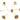 Push Back Stud Earring - Brass - 316 Stainless Steel Stud - 18K Real Gold Plated Brass - 4.37gr - MJ200877 - MinjuanRong