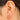 Push Back Stud Earring - Brass - 316 Stainless Steel Stud - 18K Real Gold Plated Brass - 3.2gr - MJ200434 - MinjuanRong