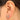 Push Back Stud Earring - Brass - 316 Stainless Steel Stud - 18K Real White Gold Plated Brass - 3.3gr - MJ201851 - MinjuanRong