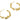 Push Back Stud Earring - Brass - 925 silver stud - 18K Real Gold Plated Brass - 6.8gr - MJ200619 - MinjuanRong