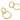 Push Back Stud Earring - Brass - 925 Silver Stud - 18K Real Gold Plated Brass - 4.9gr - MJ201839 - MinjuanRong