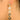 Push Back Stud Earring - Brass - Zircon - 316 stainless steel stud - 18K Real Gold Plated  - 14.5gr - MJ100007 - MinjuanRong