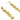 Push Back Stud Earring - Brass - Zircon - 316 stainless steel stud - 18K Real Gold Plated  - 14.5gr - MJ100007 - MinjuanRong