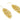 Push Back Stud Earring - Brass - 316 stainless steel stud - 18K Real Gold Plated Brass - 14.6gr - MJ100027 - MinjuanRong