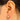 Huggie Hoop Wire Earring - Brass - 316 stainless steel stud - Zircon - 18K Real Gold Plated Brass - 3.3gr - MJ100049 - MinjuanRong