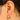 Huggie Hoop Wire Earring - Brass - 316 stainless steel stud - Zircon - 18K Real Gold Plated Brass - 6.5gr - MJ100047 - MinjuanRong