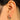 Huggie Hoop Wire Earring - Brass - 18K  Real white Gold brass - 4.2gr - MJ101078 - MinjuanRong
