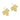 Wire Hook Earring - Brass - 316 stainless steel stud - 18k real gold plated brass - 4.7gr - MJ200342 - MinjuanRong