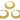 Clasp Back Earring - Brass - Steel Stud - 18k real gold plated brass - 16.4gr. - MJ102065 - MinjuanRong