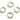 Huggie Hoop Wire Earring - Brass - 18K Real White Gold Plating - 3.3gr - MJ101603 - MinjuanRong