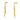 Push Back Stud Earring - Brass - 316 Stainless Steel Stud - 18k Real Gold Plating - 7.5gr - MJ101625 - MinjuanRong