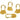 Push Back Stud Earring - Brass - 316 Stainless Steel Stud - 18k Real Gold Plating - 8.2gr - MJ101631 - MinjuanRong