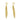 Push Back Stud Earring - BRASS316 STAINLESS STEEL STUD - 18k Real Gold Plating - 11.1gr - MJ101540 - MinjuanRong