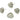 Push Back Stud Earring - Brass - 316 stainless steel stud - 18K Real White Gold Plating - 4.6gr - MJ101256 - MinjuanRong